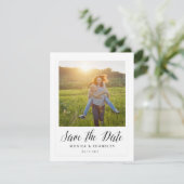Direct Opslaan van Instant Foto Stijl Save The Date (Staand voorkant)