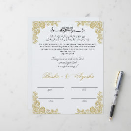 Direct Persoonlijk Nikkah Huwelijkscertificaat