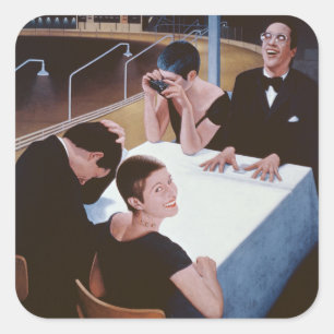 Direct resultaat 1980 vierkante sticker