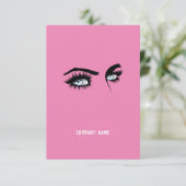 Direct Roze Bedrijfs QR-code Promo (Staand voorkant)