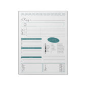 Direct Sales Daily Planning Notitieblok (Linkerzijde)