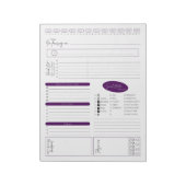 Direct Sales Daily Planning Notitieblok (Linkerzijde)