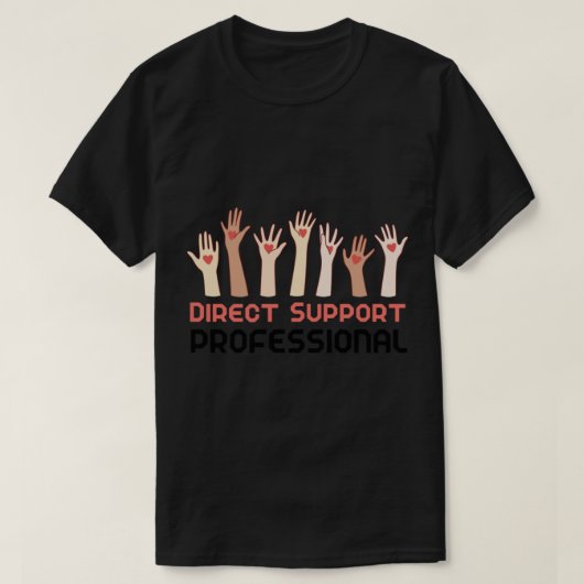 Direct Support Professional Life DSP DSPLIFE-handb T-shirt (Design voorkant)