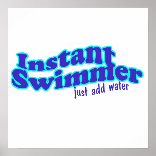 Direct Swimmer-Poster Poster (Voorkant)