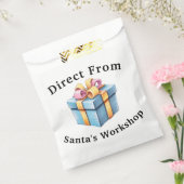 Direct uit de werkplaats van de Kerstman Bedankzakje (Gezegeld)