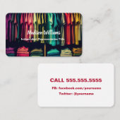 Direct verkopen voor marketing visitekaartje (Voorkant / Achterkant)