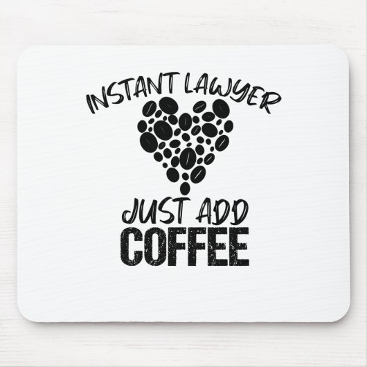 Directe advocaat gewoon koffie toevoegen muismat (Voorkant)