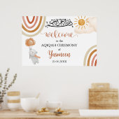 Directe Aqiqah Aqeeqah Welkomstposter Bord Poster (Keuken)