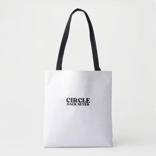 Directe Asset-drager | Circle Back Never Canvas Tote Bag (Voorkant)