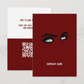 Directe Bordeaux Corporate QR Code Promo (Voorkant / Achterkant)