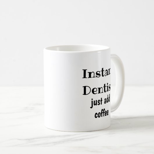 Directe Dentist voeg enkel het Citaat van de Fun v Koffiemok (Voorkant rechts)