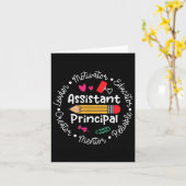 Directe directeur gelukkige eerste schooldag terug kaart (Gele Bloem)