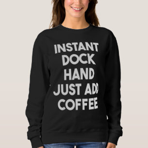 Directe Dock Hand Toevoegen Coffee Trui
