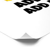 Directe download / fysieke werf verkoop perfect poster (Hoek)