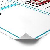 Directe download roadtrip dagelijkse planner poster (Hoek)