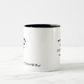 Directe duiker - gewoon water toevoegen tweekleurige koffiemok (Center)