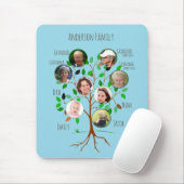 Directe familie aangepaste fotoboom muismat (Met muis)