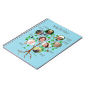 Directe familiefotostructuur notitieboek (Linkerzijde)