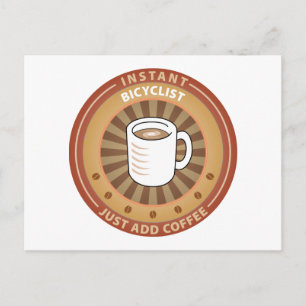 Directe fietser briefkaart