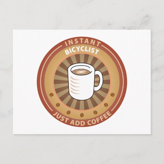 Directe fietser briefkaart (Voorkant)