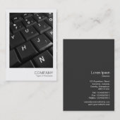 Directe foto 027 - Toetsenbord 02 Visitekaartje (Voorkant / Achterkant)