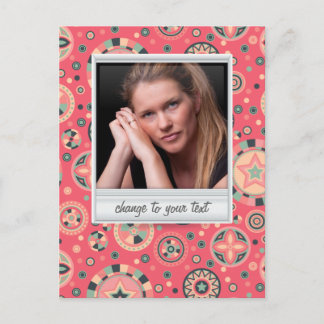 Directe foto - fotoframe met patroon briefkaart