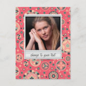 Directe foto - fotoframe met patroon briefkaart (Voorkant)