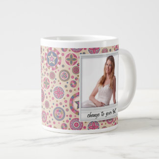 Directe foto - fotoframe met patroon grote koffiekop