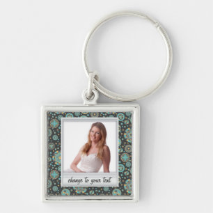 Directe foto - fotoframe met patroon sleutelhanger