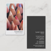 Directe foto - Kleurencils Visitekaartje (Voorkant / Achterkant)