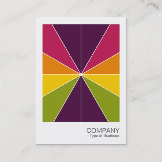 Directe foto - Kleursegmenten 02 Visitekaartje (Voorkant)