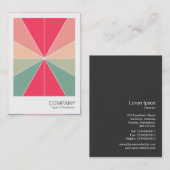 Directe foto - Kleursegmenten 03 Visitekaartje (Voorkant / Achterkant)