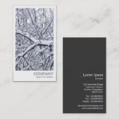 Directe foto - Snowy Branches Visitekaartje (Voorkant / Achterkant)