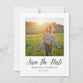 Directe Foto Stijl Bewaar de Datum Save The Date (Voorkant)