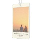 Directe fotonamen op aangepast bruiloft opnieuw in luchtverfrisser (Links)