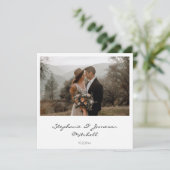 Directe foto's en typografie kaart (Staand voorkant)