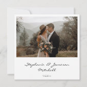 Directe foto's en typografie kaart (Voorkant)