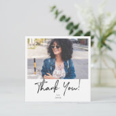 Directe foto's & Typografie Hartelijk dank - 2 fot Kaart (Staand voorkant)