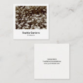 Directe fotostijl - Dagen Vierkante Visitekaartje (Voorkant / Achterkant)