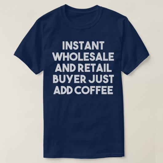 Directe groothandel Koper gewoon koffie toevoegen  T-shirt (Design voorkant)