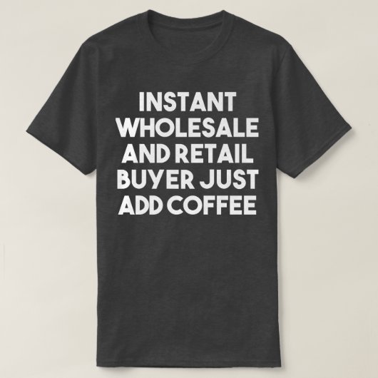 Directe groothandel Koper gewoon koffie toevoegen  T-shirt (Design voorkant)