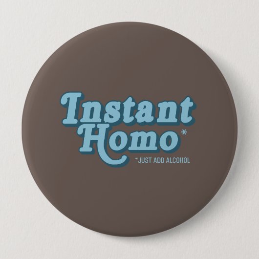 DIRECTE HOMO RONDE BUTTON 4,0 CM (Voorkant)