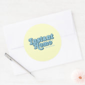 Directe Homo Ronde Sticker (Envelop)