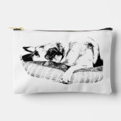 Directe kalmte, slanke bedhond etui (Voorkant)