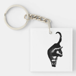 Directe kattencharme sleutelhanger