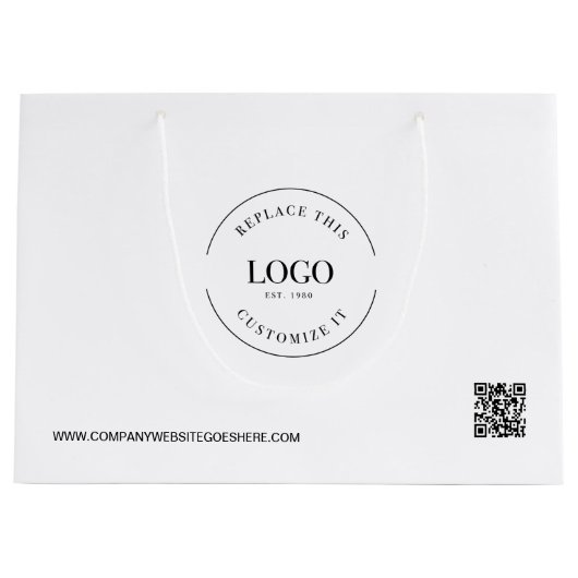 Directe kwaliteitscontrolecode Aangepaste zakelijk Groot Cadeauzakje (Voorkant)