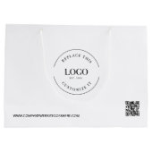 Directe kwaliteitscontrolecode Aangepaste zakelijk Groot Cadeauzakje (Achterkant)