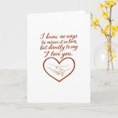 Directe liefde kaart (Gele Bloem)
