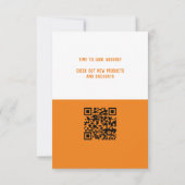 Directe Oranje Corporate QR Code Promo (Achterkant)