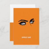 Directe Oranje Corporate QR Code Promo (Voorkant / Achterkant)